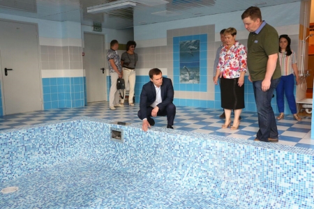 Мэр Иркутска Дмитрий Бердников в детском саду №20. Фото: www.admirk.ru